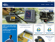 Tablet Screenshot of offshore-navigation.be